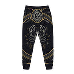 Vintage Scorpio Zodiac Sign Print Jogger Pants