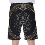 Vintage Scorpio Zodiac Sign Print Men's Beach Shorts