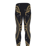 Vintage Scorpio Zodiac Sign Print Men's leggings