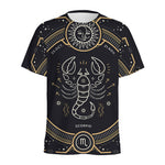 Vintage Scorpio Zodiac Sign Print Men's Sports T-Shirt