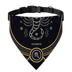 Vintage Scorpio Zodiac Sign Print Over The Collar Dog Bandana