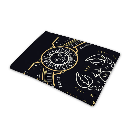 Vintage Scorpio Zodiac Sign Print Pet Cooling Mat Cover