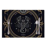 Vintage Scorpio Zodiac Sign Print Placemat