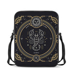 Vintage Scorpio Zodiac Sign Print Rectangular Crossbody Bag