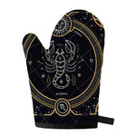 Vintage Scorpio Zodiac Sign Print Single Oven Mitt