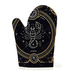 Vintage Scorpio Zodiac Sign Print Single Oven Mitt