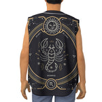 Vintage Scorpio Zodiac Sign Print Sleeveless Baseball Jersey