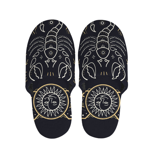 Vintage Scorpio Zodiac Sign Print Slippers