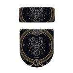 Vintage Scorpio Zodiac Sign Print Toilet Lid And Tank Cover Set