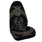 Vintage Scorpio Zodiac Sign Print Waterproof Car Seat Cover