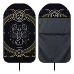 Vintage Scorpio Zodiac Sign Print Waterproof Car Seat Cover