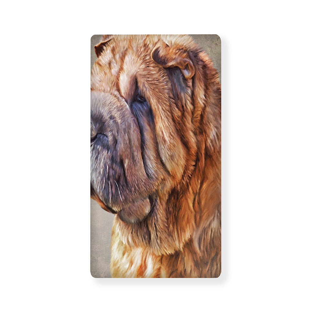 Vintage Shar Pei Print Baby Crib Sheet