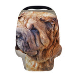 Vintage Shar Pei Print Baby Seat Cover
