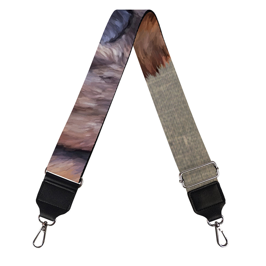 Vintage Shar Pei Print Bag Strap