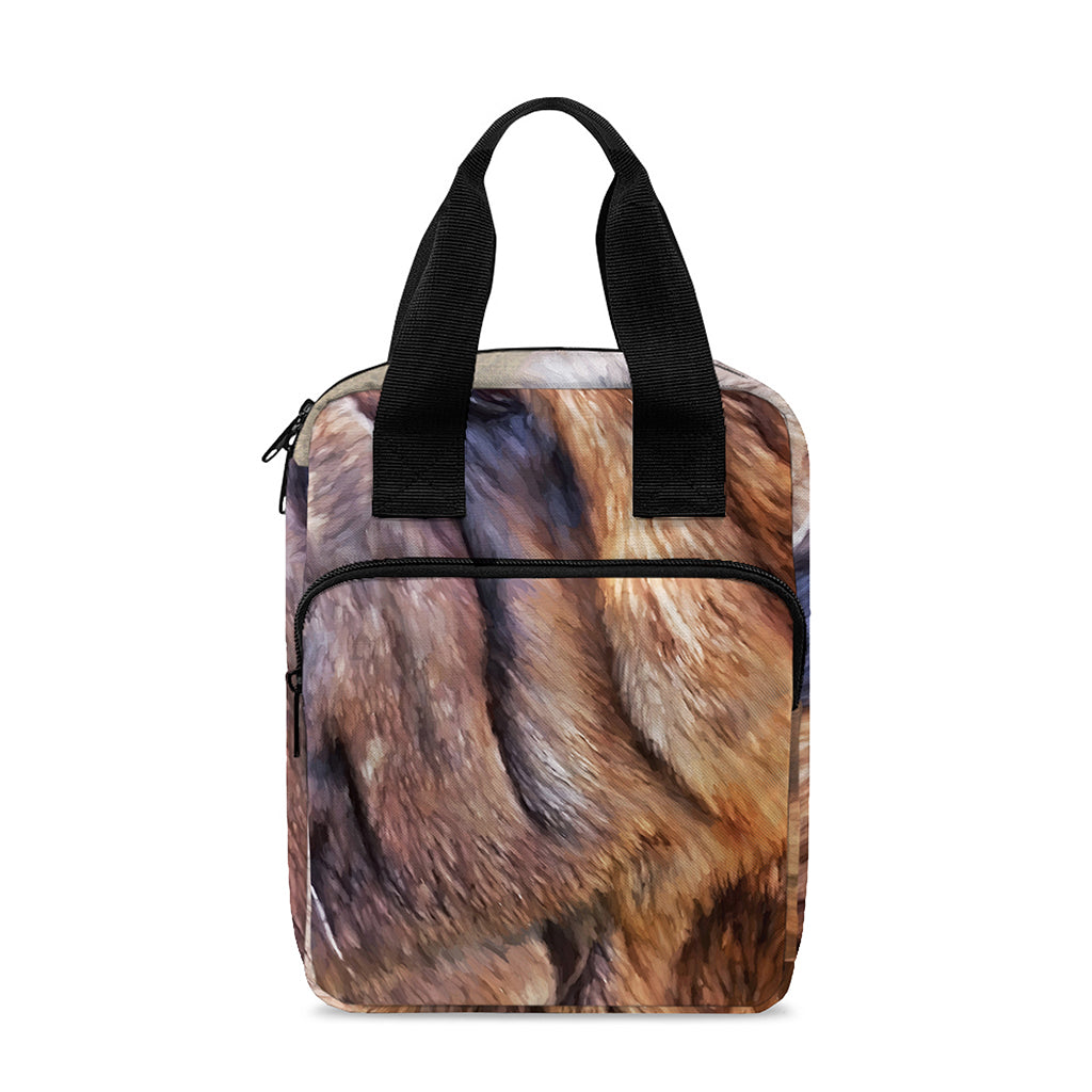 Vintage Shar Pei Print Bible Tote Bag
