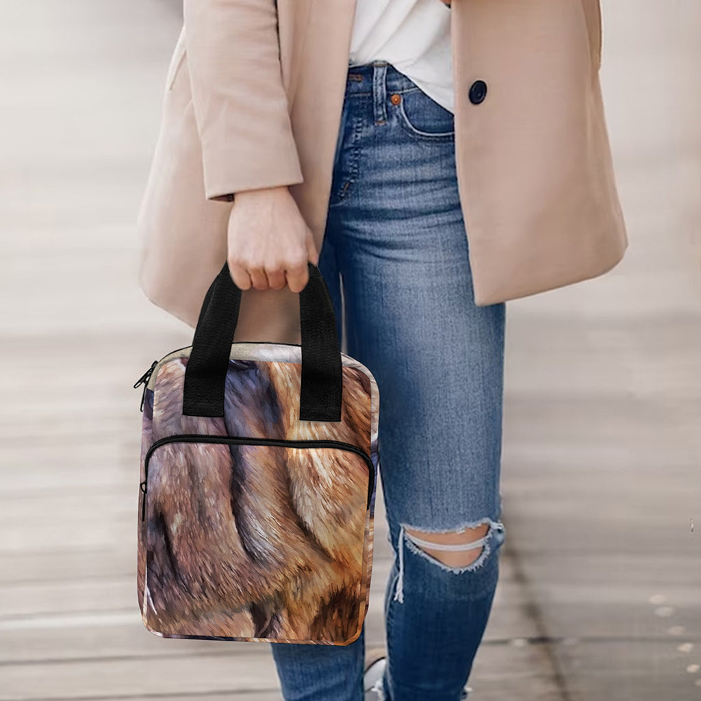 Vintage Shar Pei Print Bible Tote Bag