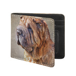 Vintage Shar Pei Print Bifold Wallet