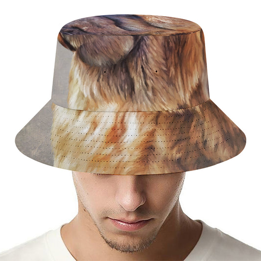 Vintage Shar Pei Print Bucket Hat
