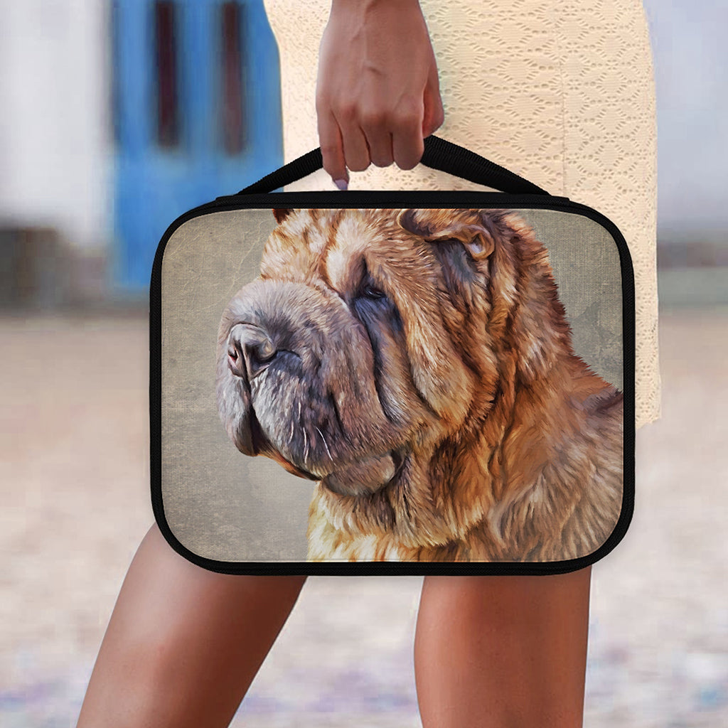 Vintage Shar Pei Print Classic Bible Case