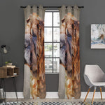 Vintage Shar Pei Print Curtain