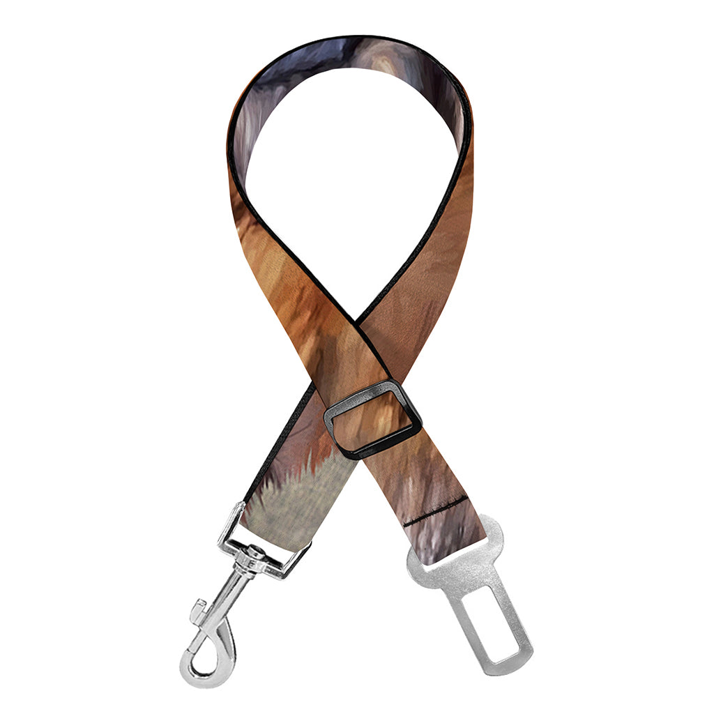 Vintage Shar Pei Print Dog Seat Belt