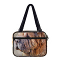 Vintage Shar Pei Print Double Strap Bible Bag