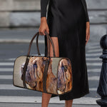 Vintage Shar Pei Print Duffle Bag