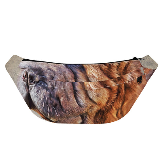 Vintage Shar Pei Print Fanny Pack