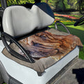 Vintage Shar Pei Print Golf Cart Seat Cover