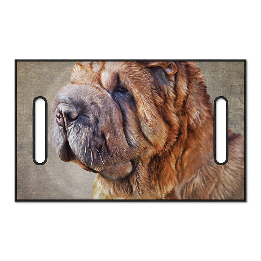 Vintage Shar Pei Print Golf Cart Seat Cover