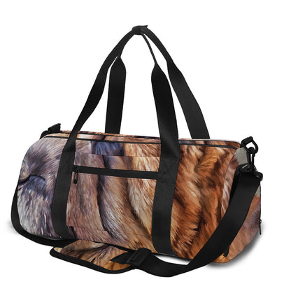 Vintage Shar Pei Print Gym Bag