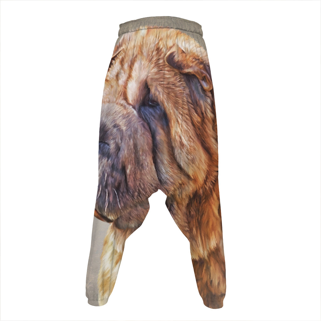 Vintage Shar Pei Print Hammer Pants