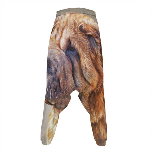 Vintage Shar Pei Print Hammer Pants