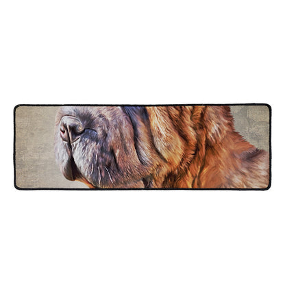 Vintage Shar Pei Print Long Kitchen Mat