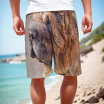 Vintage Shar Pei Print Men's Cargo Shorts