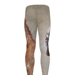 Vintage Shar Pei Print Men's leggings
