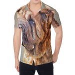 Vintage Shar Pei Print Men's Shirt