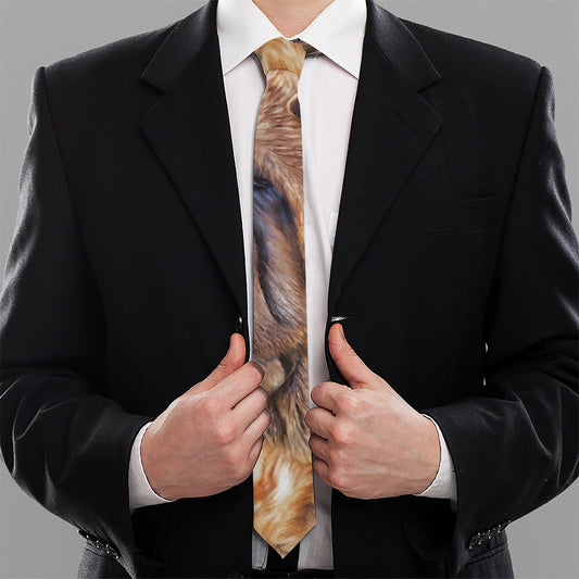 Vintage Shar Pei Print Necktie