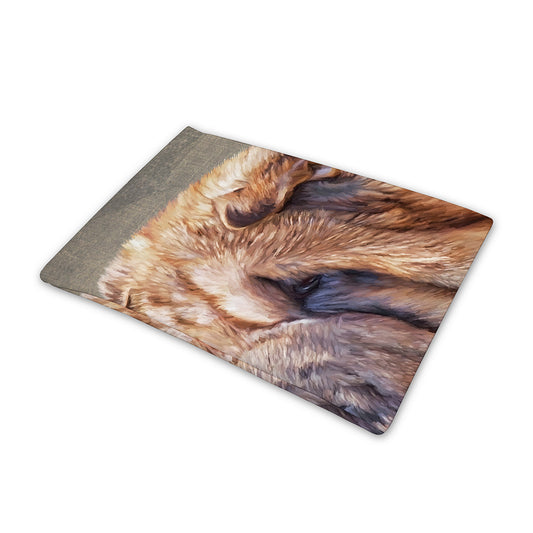 Vintage Shar Pei Print Pet Cooling Mat Cover