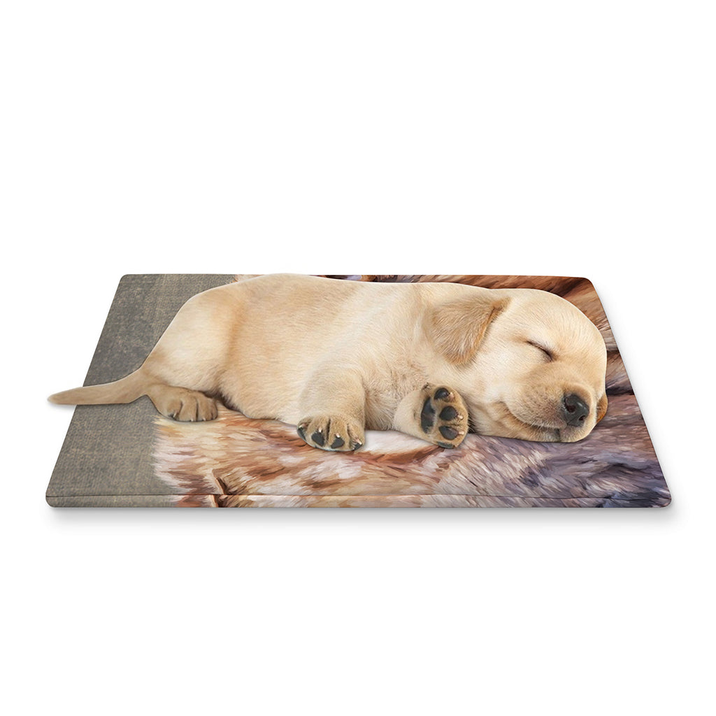 Vintage Shar Pei Print Pet Cooling Mat Cover