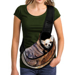 Vintage Shar Pei Print Pet Sling Carrier