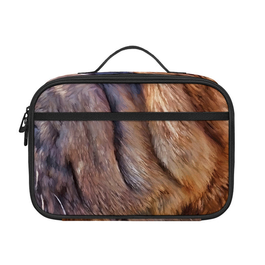 Vintage Shar Pei Print Portable Lunch Bag