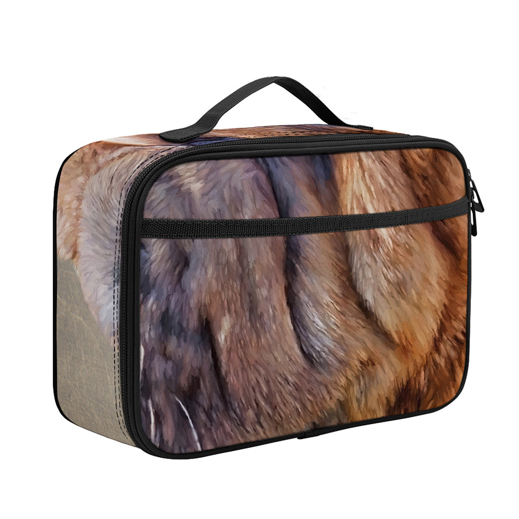 Vintage Shar Pei Print Portable Lunch Bag