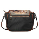 Vintage Shar Pei Print Saddle Bag