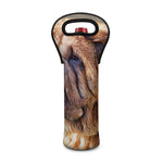 Vintage Shar Pei Print Single Neoprene Wine Tote