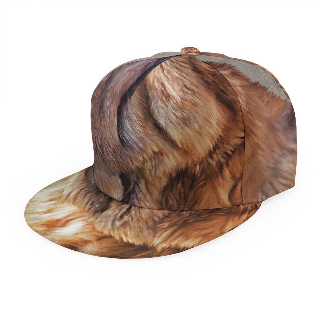 Vintage Shar Pei Print Snapback Cap