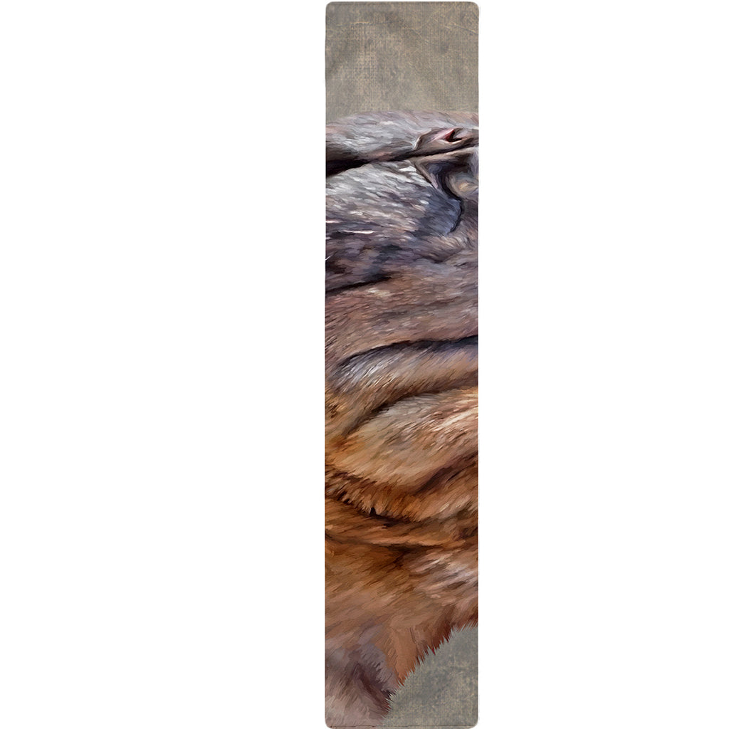 Vintage Shar Pei Print Table Runner