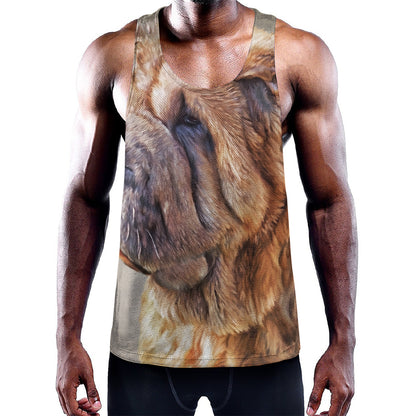Vintage Shar Pei Print Training Tank Top
