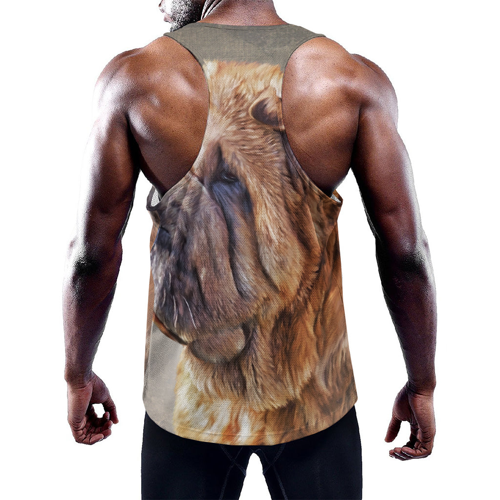Vintage Shar Pei Print Training Tank Top