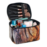 Vintage Shar Pei Print Travel Makeup Bag